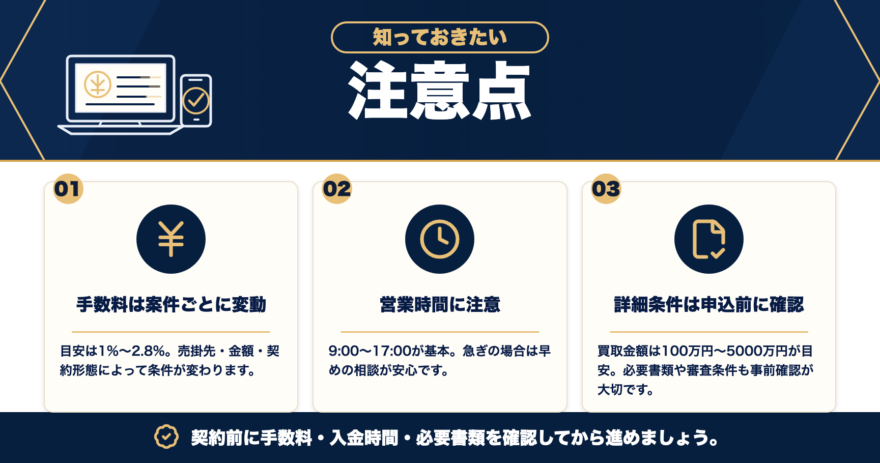 クレイリッシュの注意点をまとめた図解